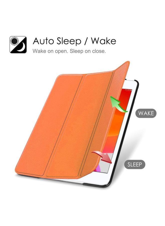 NIBEMINENT Protective Case Cover For Apple iPad 7th Generation 10.2-Inch Orange - Image 2