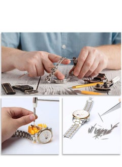 SYOSI 149 في 1 مجموعة مفكات دقيقة أدوات إصلاح DIY لمشاهدة النظارات وإلكترونيات أخرى أداة إزالة روابط حزام الساعة أداة محترفة لزنبرك بار  - Image 4