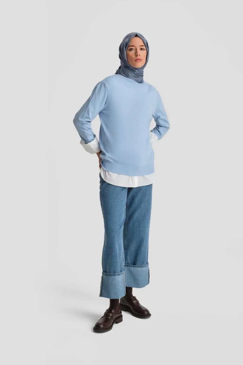 ARMINE Denim Trousers 24KD3410 Light Blue