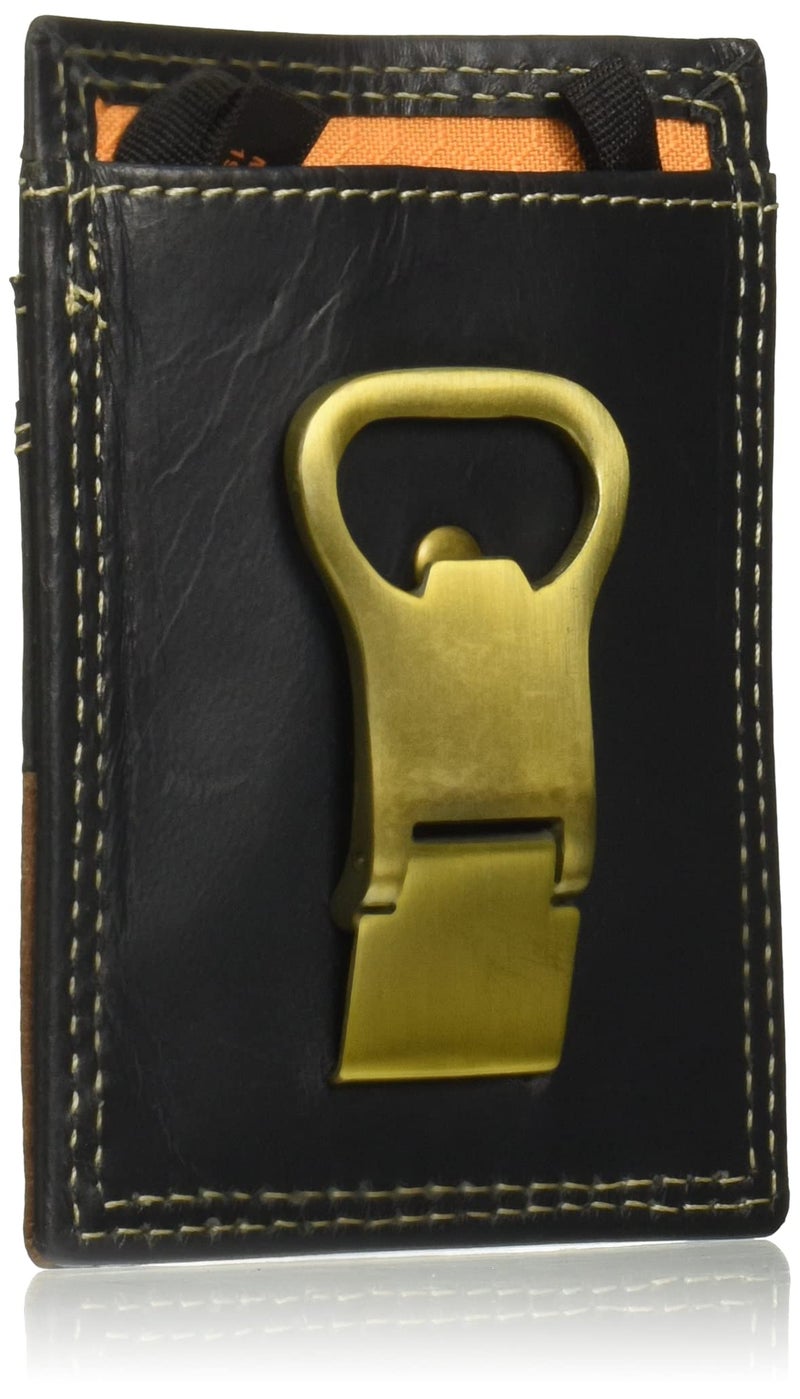 Timberland PRO Timberland PRO mens Leather Front Pocket Wallet With Money Clip Accessory, Teak, One Size US  - Image 2