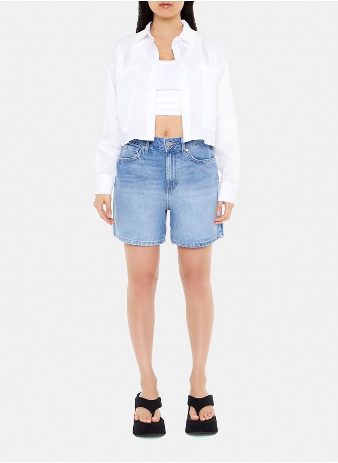 FOREVER 21 - Cotton Long-Sleeve Shirt - Image 1