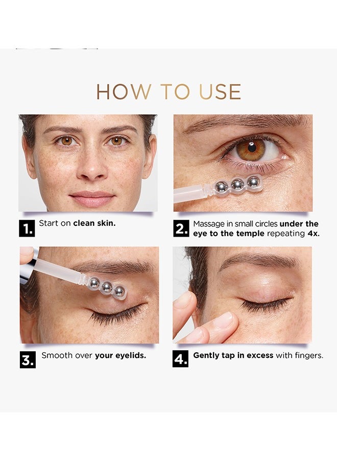 L'OREAL PARIS - Glycolic-Bright Eye serum formulated with *3% [Glycolic Acid + Vitamin Cg + Niacinamide] - Image 1