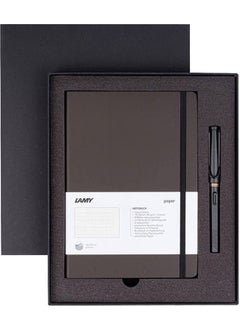 LAMY Safari Fountain Pen-Notebook Set Matte Black B3MS-17-M 