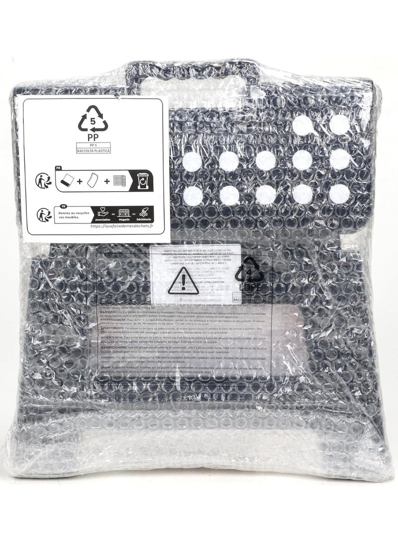 Utopia Home Folding Step Stool - (Pack of 2) Foot Stool with 9 Inch Height - Holds Up to 300 lbs - Lightweight Plastic Foldable Step Stool for Kitchen, Bathroom & Living Room (Black) - Image 4