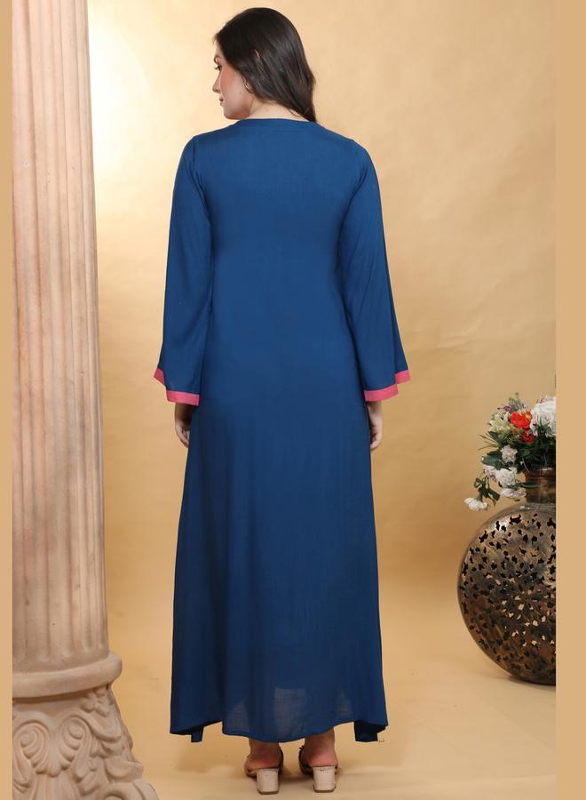 Maxim Creation Multi Dori-Embroidery Rayon Jalabiya - Image 3