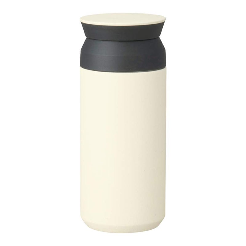 KINTO 20932 Travel Tumbler, 11.8 fl oz (350 ml), White, Double Wall Vacuum Construction, Heat and Cold Retention - Image 1
