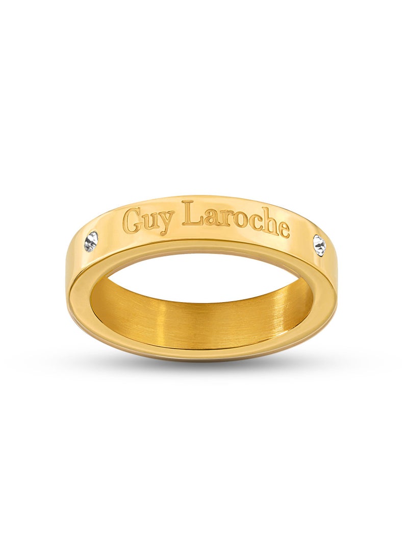 Guy Laroche Aurore Gold Plated Finger Ring for Women 54 mm - Image 1