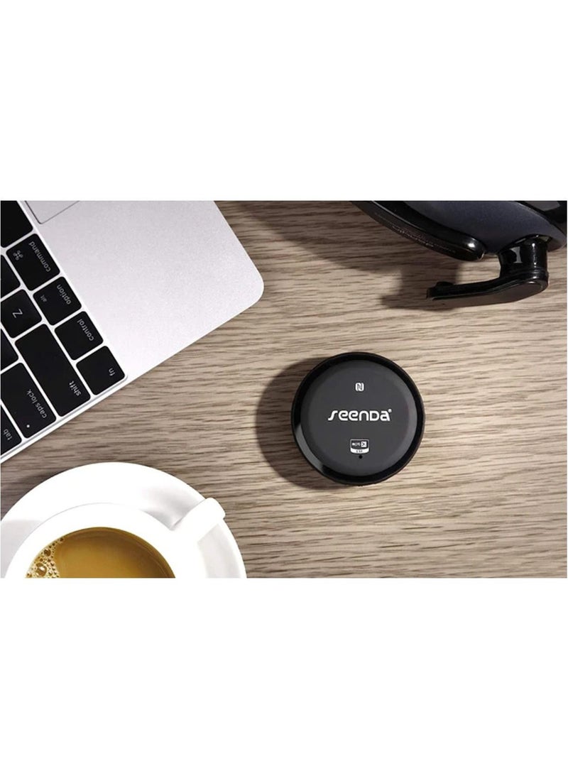 Seenda BT-08B NFC Desktop Bluetooth Music Audio Receiver For Smartphone and Tablets With 3.5mm Output  - Image 4