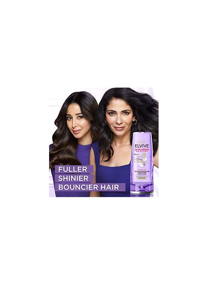 L'OREAL PARIS Loreal Paris Elvive Hyaluron Moisture 72H Moisture Sealing Conditioner with Hyaluronic Acid - 360 ml  - Image 4