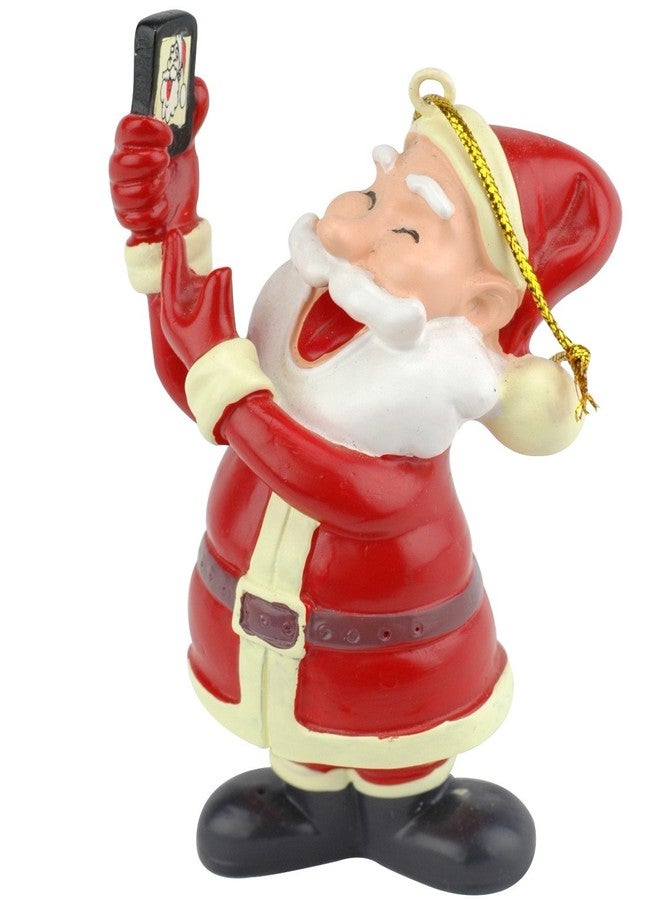 Tree Buddees Selfie Santa Claus Christmas Ornament - Image 1