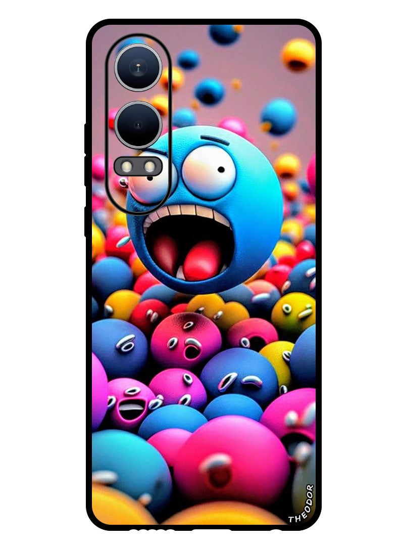 Theodor Protective Case Anti Scratch Shock Proof Bumper Cover For OnePlus Nord CE4 Lite Colourful Balls - Image 1