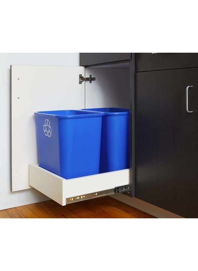 United Solutions WB0084 Trash Can, 28 Qt - 1 Pack - Image 2