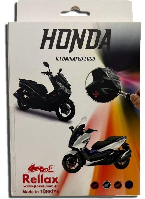 Motobisavm - Honda Illuminated Logo / Blue - Image 1