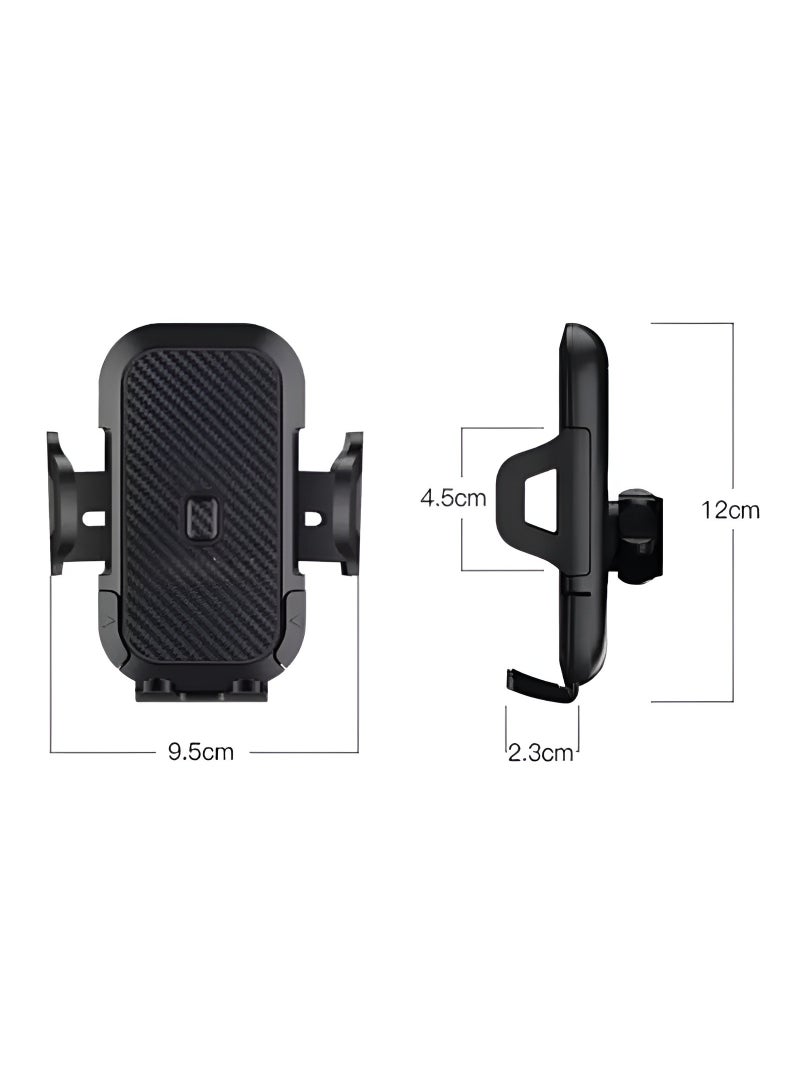 Earldom Earldom EH153 Car Phone Holder with Gravity Technology, 360-Degree Rotation, Strong and Durable Mount for Phones Up to 6.7 Inch, Black - Image 3