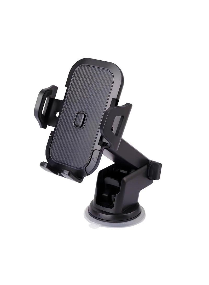 Earldom Earldom EH153 Car Phone Holder with Gravity Technology, 360-Degree Rotation, Strong and Durable Mount for Phones Up to 6.7 Inch, Black - Image 1