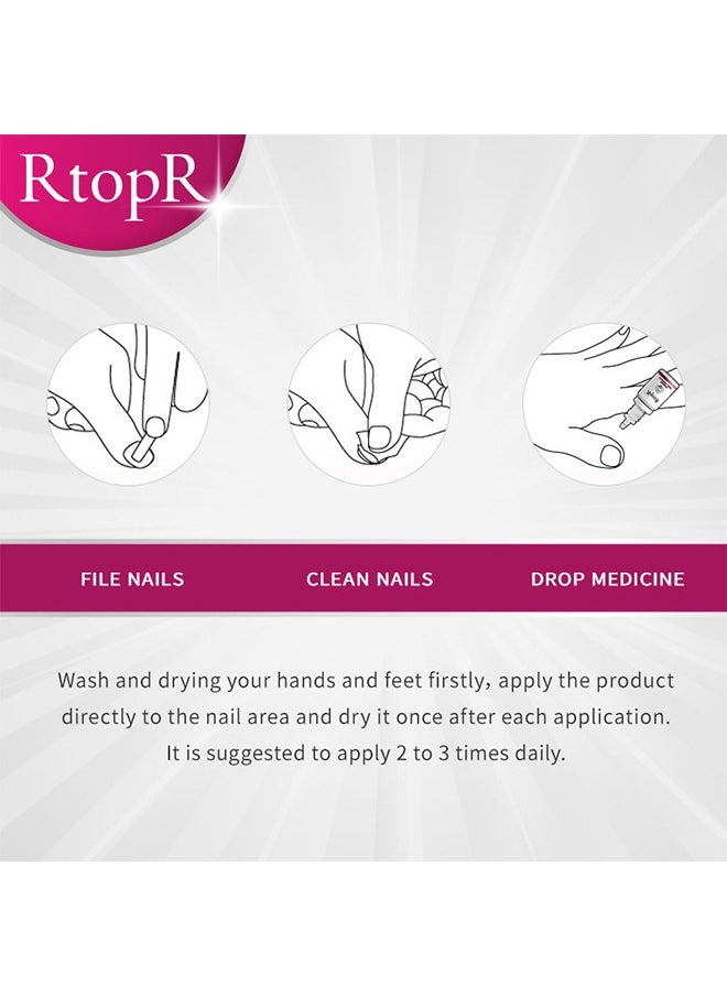 RtopR - Ginger Nail Essence - Has Antifungal And Antibacterial Properties, Relieves Nail Infections, And Promotes Nail Healing, Nail Treatment Healthy Nails Repair Essence 10ml - Image 1
