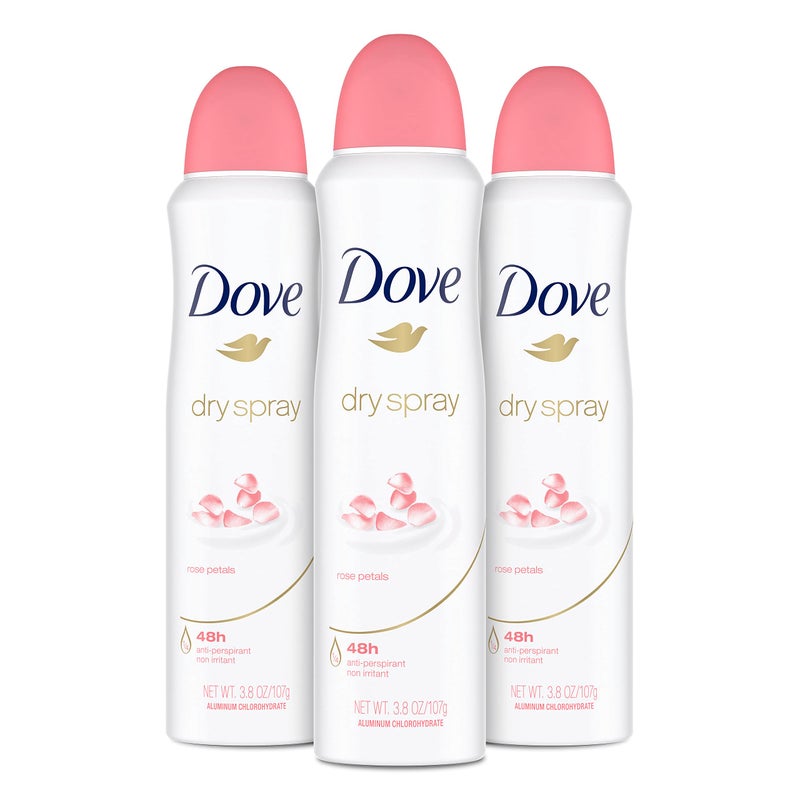 Dove Antiperspirant Deodorant Rose Petals 3.8 oz 3 Count - Amazon Vine - Image 1