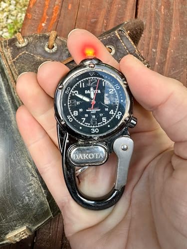 Dakota Mini Clip Microlight, Clip Watch, Flashlight and Watch, Outdoor Gifts for Men and Women, Use for Fishing Hunting, and More, Tactical Watch with LED Flashlight - Image 5