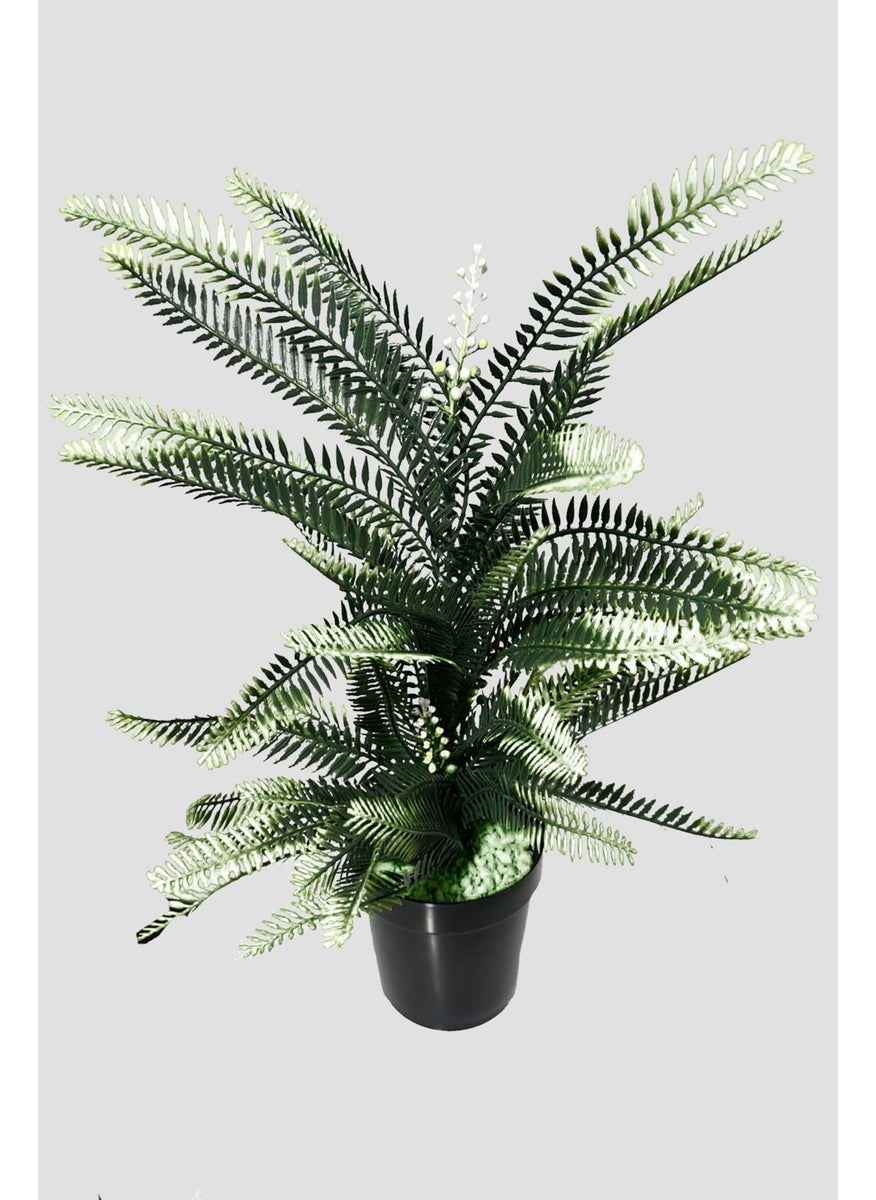 Artificial Flower 65 cm Dense Leaves White Fouger Plant in Black Pot - pzsku/Z41E5BE08AA7972AA4E1AZ/45/_/1725725686/ddfb2bd1-3691-4e4b-bc12-d07a40825f7f