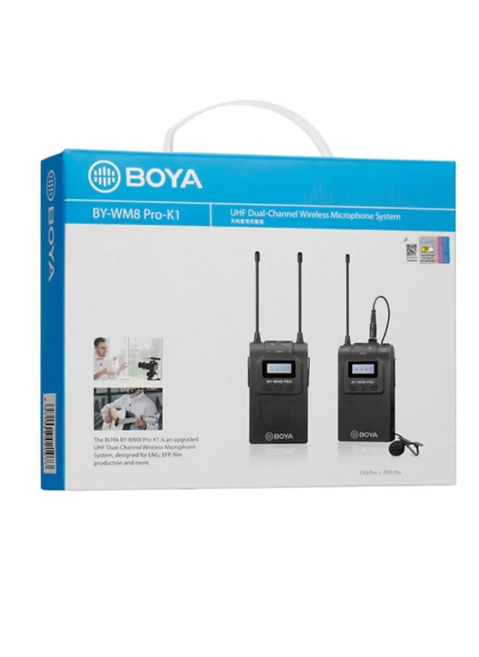 BY-WM8 Pro-K1 UHF Dual-Channel Wireless Microphone System - pzsku/Z41E5C924B76D49826266Z/45/_/1714648472/467f6157-d5e9-41d7-8ded-fcf36fb8bf1a