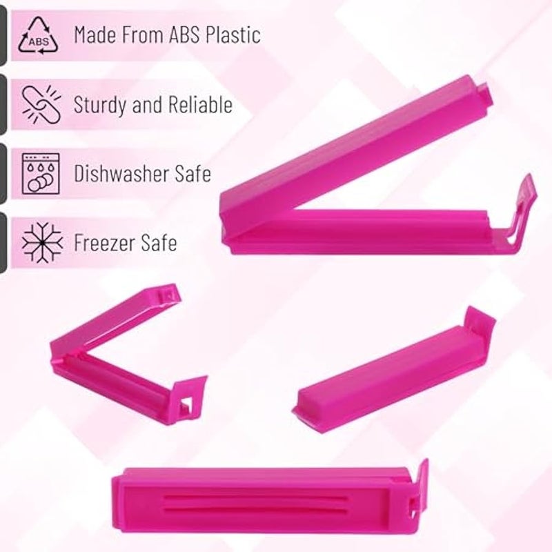 - Chip Clips, Magnetic Clips, 40 Pack, Bag Clips, Bag Clips for Food, Magnet Clips, Chip Clips Bag Clips Food Clips, 4 Different Sizes, Vibrant Colors - Image 4