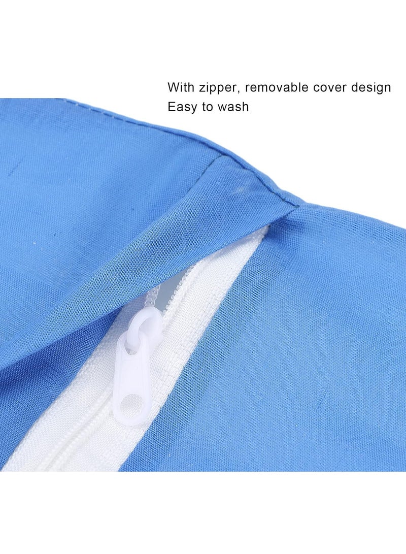 جي جوت وسادة إسفنجية للذراع، مريحة وجيدة التهوية، دعم قوي، خيط من نسيج قطني ناعم، وسادة زرقاء لوضع الذراع، إسفنجة عالية الكثافة لكسر الذراع للاستخدام المنزلي - Image 5