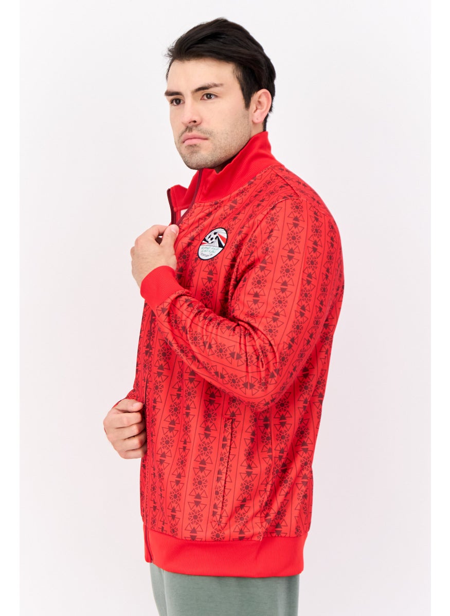PUMA Men Sportswear Fit Long Sleeve Outdoor Sweatshirt, Red  - Image 3