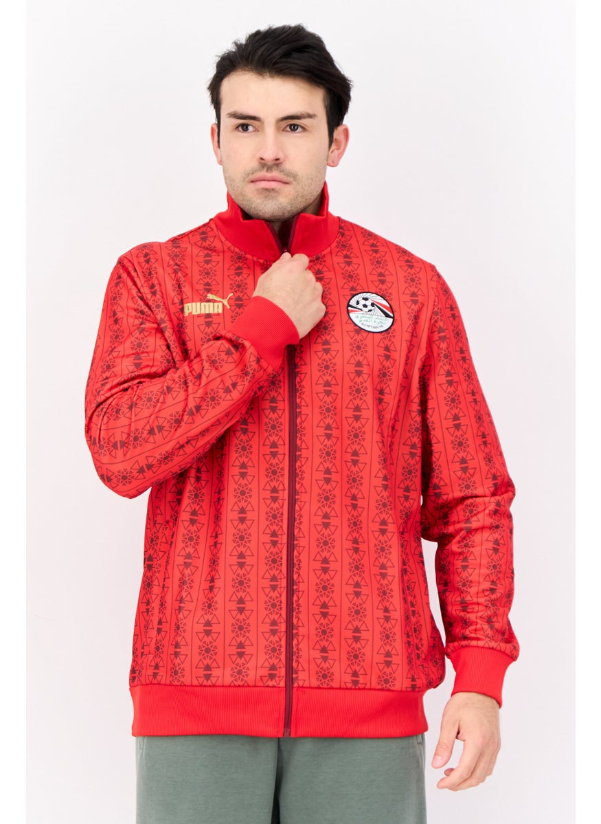 PUMA Men Sportswear Fit Long Sleeve Outdoor Sweatshirt, Red  - Image 1
