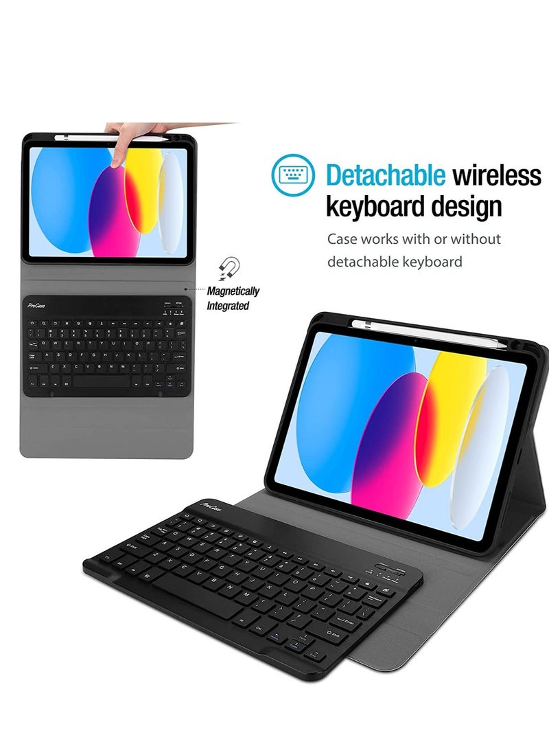 Generic iPad Air 5th Generation 10.9“ Keyboard Case Keyboard Case for iPad Pro 11" 4th(2022) iPad Air 4th Gen 10.9" Auto Sleep/Wake with Pencil Holder for iPad Pro 11 3rd & 2nd & 1st Gen Black  - Image 3