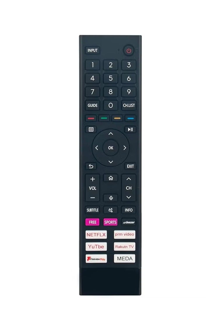 ELTRAZONE ERF3A80 Voice Replacement Remote Control Compatible with Hisense Smart TV – Fits 75A6G, 65A6G, 55A6GTUK, 43A6GTUK, 50A6G & More – Easy Pairing & Full Functionality - Image 4