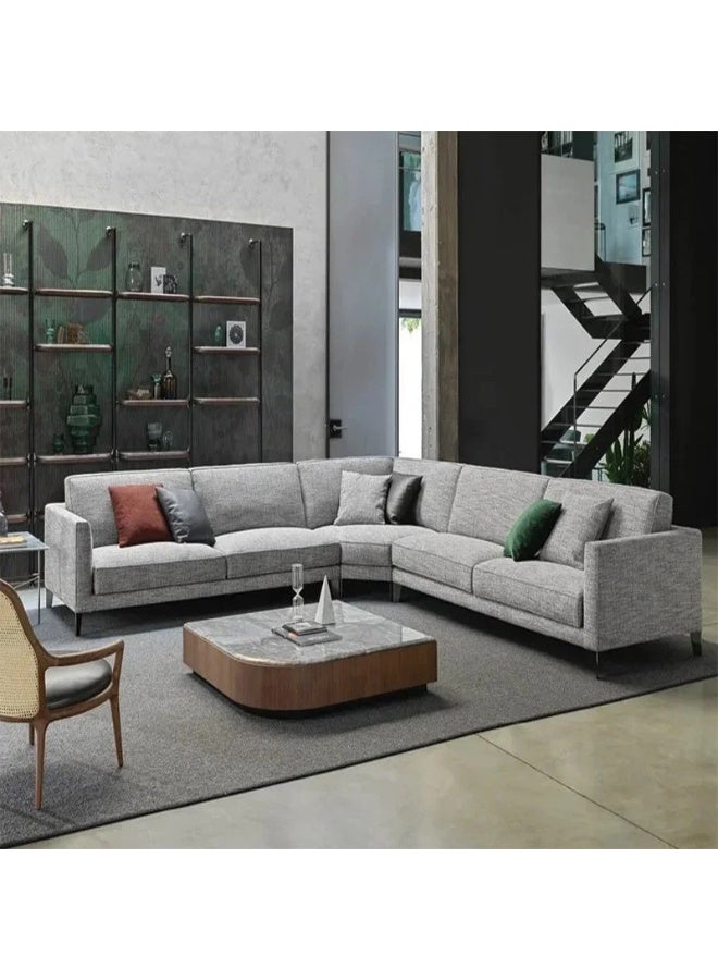 KUSTOMDECO Lugano L Shaped Corner Sofa - Customizable Sectional Sofa for Living Room, Premium Upholstery, L-Shape Design - Image 2