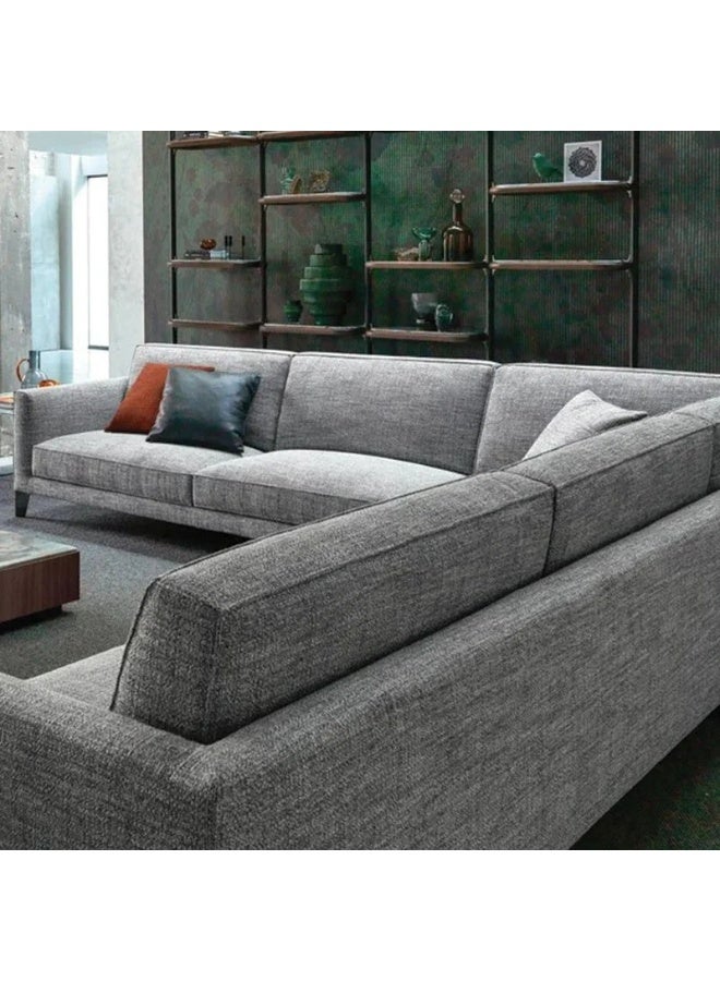 KUSTOMDECO Lugano L Shaped Corner Sofa - Customizable Sectional Sofa for Living Room, Premium Upholstery, L-Shape Design - Image 4