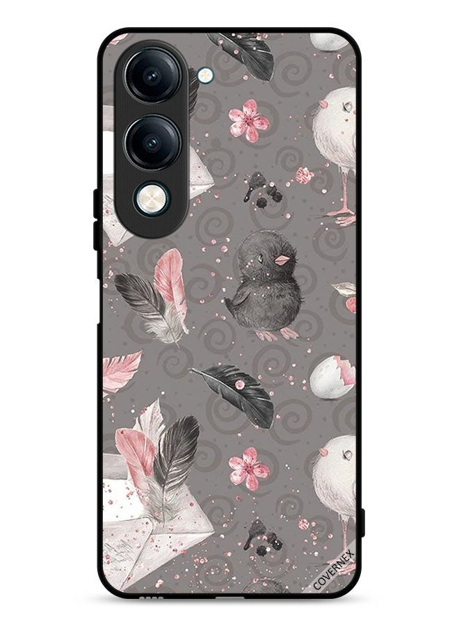Covernex vivo Y04 Protective Case Cover Feathers & Chicks - Image 1