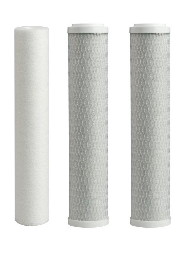 CFS - 3 Pack Carbon Block Replacement Filter Kit Cartridges Compatible with 560002 Models - Remove Bad Taste & Odor - Whole House Replacement Water Filter Cartridge, White