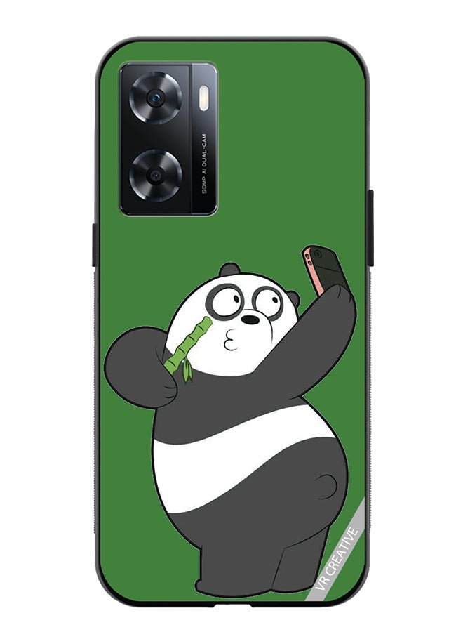 VR CREATIVE Protective Case Cover For Oppo A57/A77s Panda With Phone Design Multicolour - Image 1