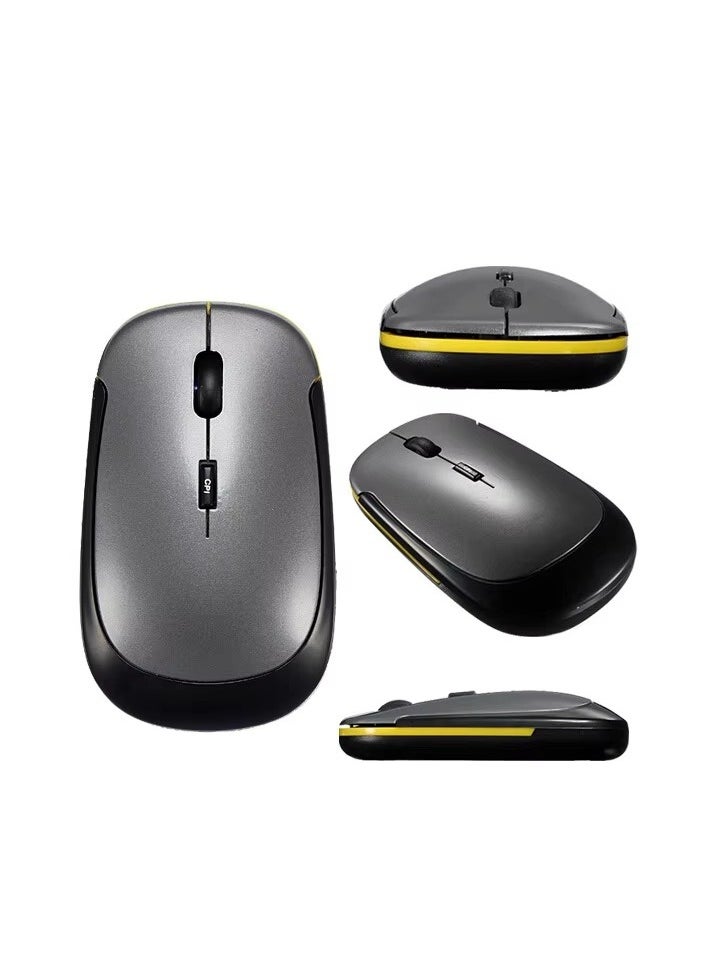 Generic - GoldenKing Wireless Mouse G3500 - 4D Professional Design, 1000 DPI Precision, 10 Meter Transfer Distance-SILVER - Image 1