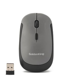 Generic GoldenKing Wireless Mouse G3500 - 4D Professional Design, 1000 DPI Precision, 10 Meter Transfer Distance-SILVER  - Image 1