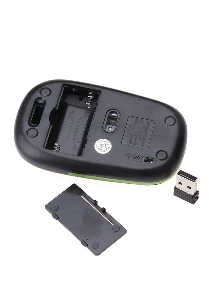 Generic - GoldenKing Wireless Mouse G3500 - 4D Professional Design, 1000 DPI Precision, 10 Meter Transfer Distance-SILVER - Image 1