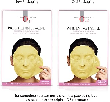 O3 Brightening Facial Kit With Brightening Whitening Peel Off Power Mask 45gm KIT216 - Image 2