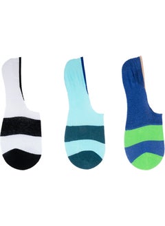 The Socks Company 3 Pairs Special Boxed Silicone Supported Men's Ballerina Socks  - Image 3