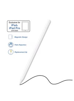 GTSOL Stylus Pen for iPad 2018-2020, Apple Pencil Alternative with Magnetic Design, Palm Rejection & Replacement Tip, Compatible with iPad Pro 11/12.9 Inch, Precise Drawing and Writing Stylus for Digital Art, Lightweight & Rechargeable iPad Pen  - Image 1