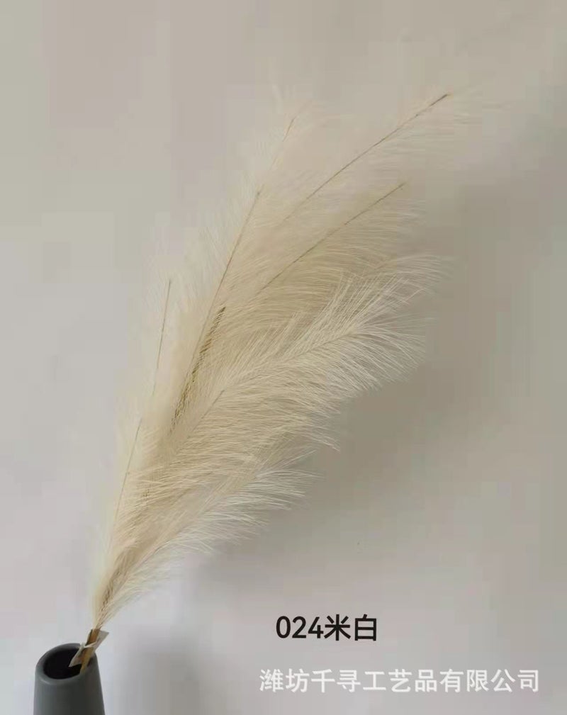 Single Flower Arrangement Reed Simulation Reed Big Pampas Wedding Decoration Fake Flower Artificial Pampas Grass - Image 1