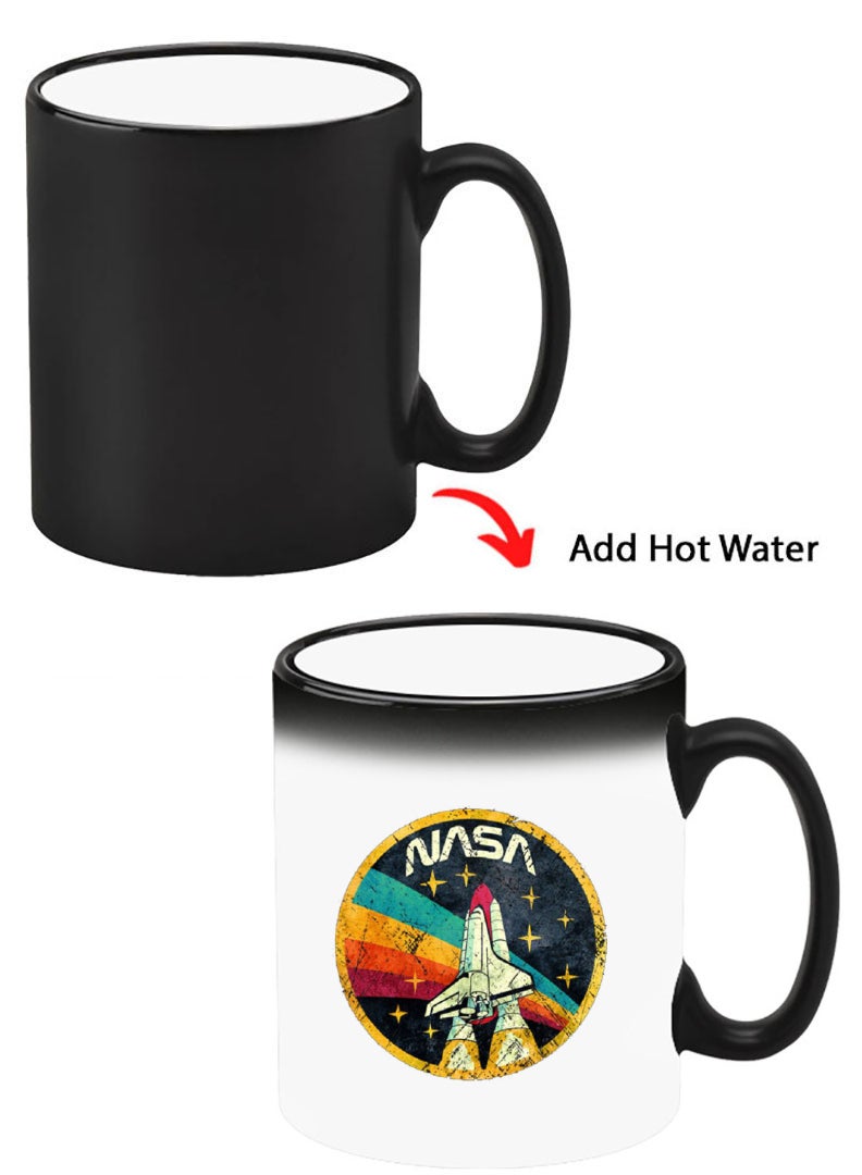 Theodor Color Changing Heat Sensitive Ceramic Mug, Image Revealed When HOT Liquid is Added! Nasa 2 - Image 1
