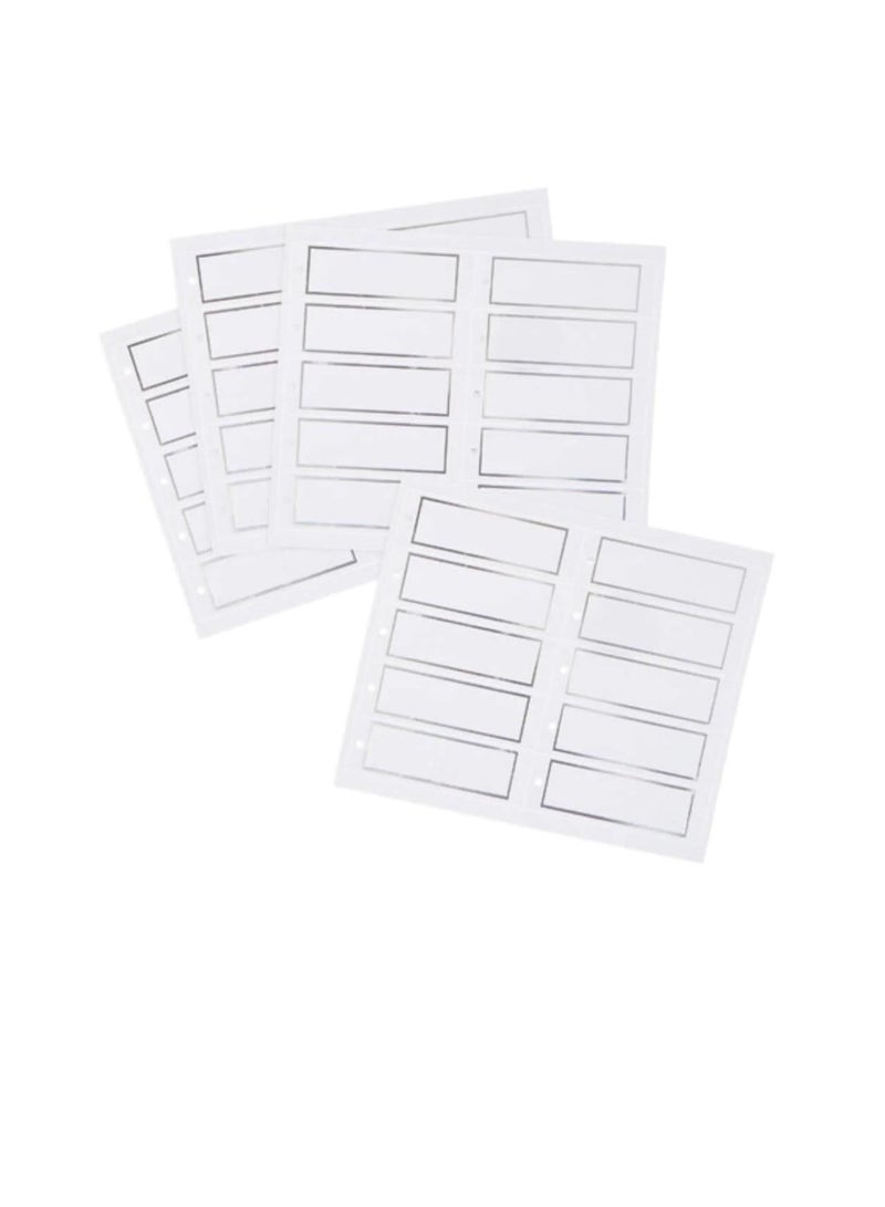 Gift Tags Printable Rectangle White 80 pieces - Image 2