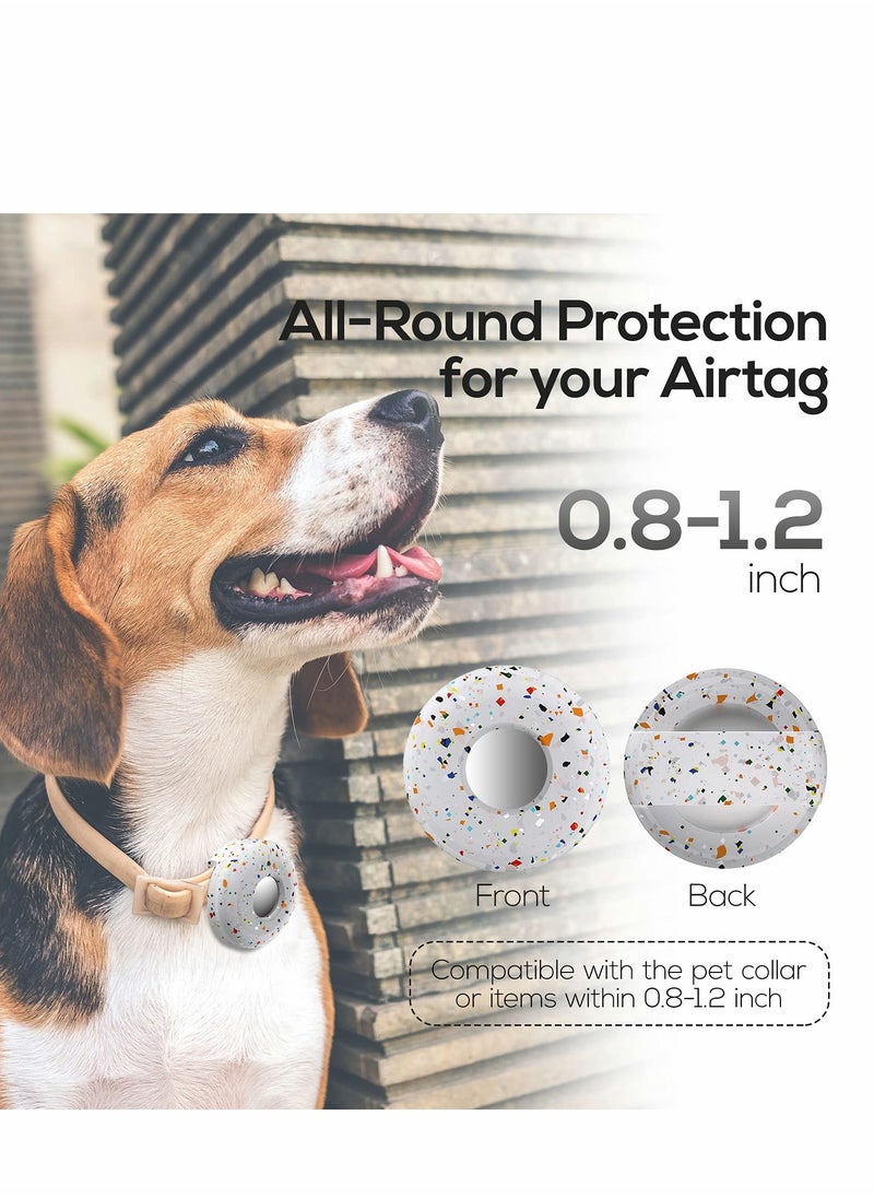 Generic - Air Tag Dog Collar Holder(2 Pack), Silicone Pet Cat Case for Apple Airtags, Anti-Lost Holder Cover Compatible with Collars Charms Item Finder Accessories - Image 1
