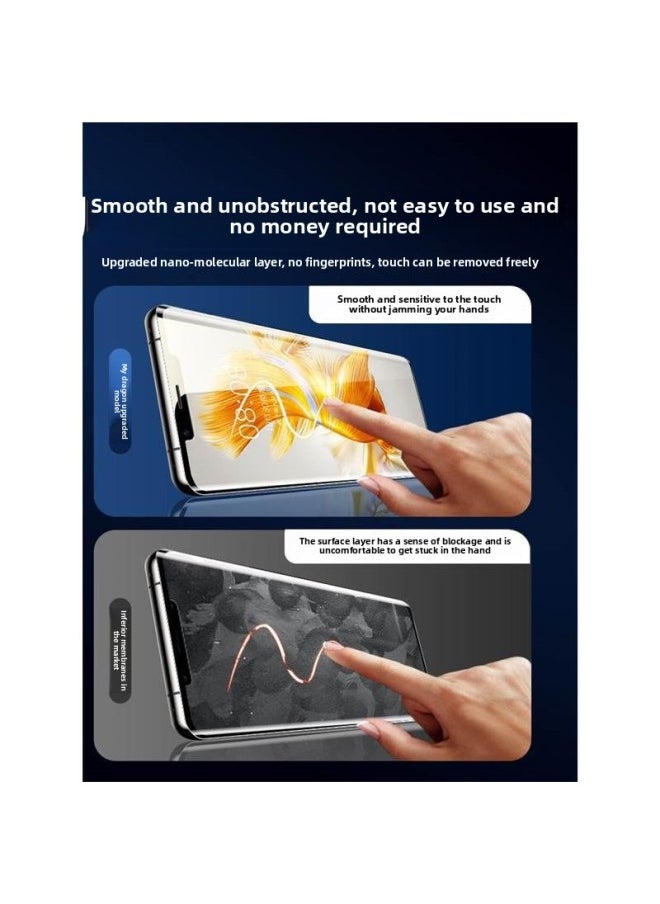 Generic - For Huawei Mate50 Series Tempered Film Mte50pro Mobile Phone Film Mt50e Protective Film Full Screen Coverage-Color:8k Eye Protection That Will Not Hurt Your Eyes For A Long Time. Drill Grade Explosion-proof Purchase 1 Get 1 Free-Size:For Huawei Mate50 - Image 1