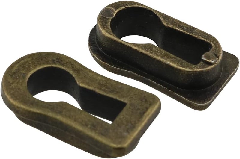 كلاراكو غطاء ثقب المفتاح المعدني من كلاركو، 10 قطع، بلون برونزي عتيق، غطاء ثقب المفتاح، بلون برونزي لتزيين قفل الأثاث، برونزي - Image 5