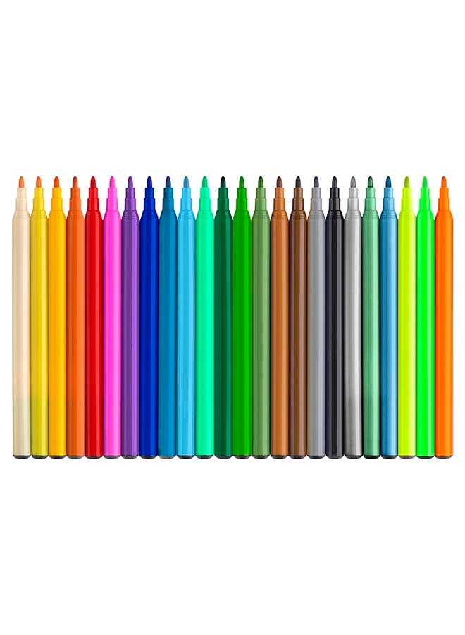 FABER-CASTELL قلم تحديد ديناصور 18+6 + ملصقات - Image 1