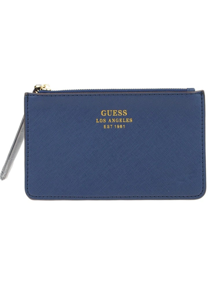 GUESS Wristlet Pouch – Dark Blue PO04784 - Image 1