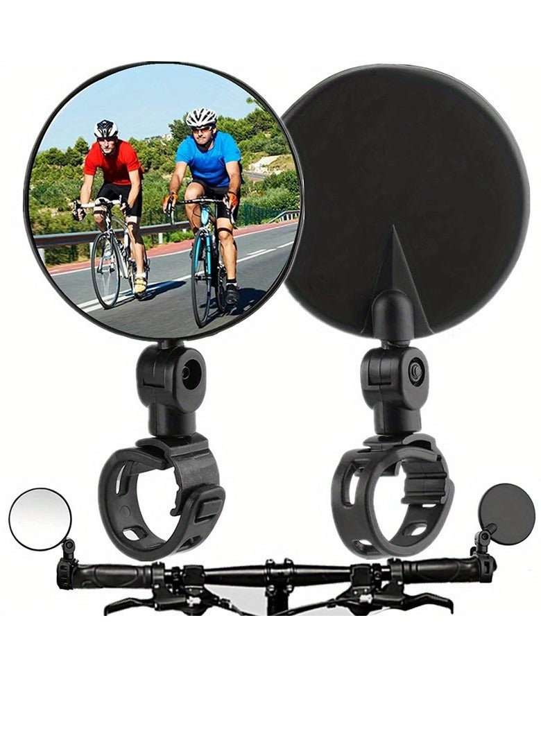 1PCS Universal Bicycle Rearview Mirror Adjustable Rotate Wide-Angle For MTB Road Bicycle Accessories bycicle accessories - Image 1
